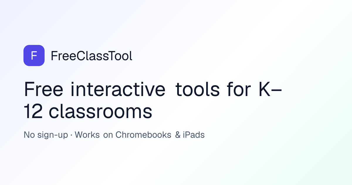 Random Name Pickers & Group Makers for Teachers | FreeClassTool